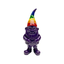 KARE Design Déco Nain Violet Arc-en-ciel 11cm ^ Déco