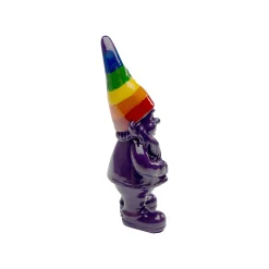 KARE Design Déco Nain Violet Arc-en-ciel 11cm ^ Déco