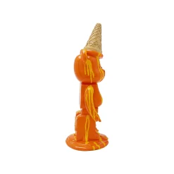 KARE Design Déco Ours Glace Orange ^ Déco