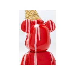 KARE Design Déco Ours Glace Rouge ^ Déco