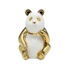 KARE Design Déco Panda Doré Et Blanc Assis 19cm ^ Déco