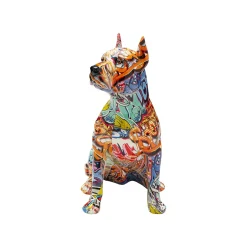 KARE Design Déco Pitbull Graffiti 41cm ^ Déco
