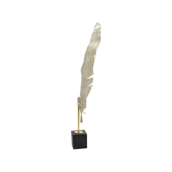 KARE Design Déco Plume Cygne Dorée XL 147cm ^ Déco