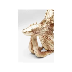 KARE Design Déco Poisson Combattant 34cm Doré ^ Déco