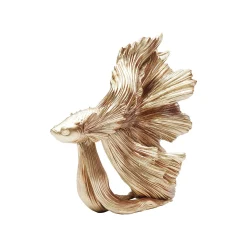 KARE Design Déco Poisson Combattant 34cm Doré ^ Déco