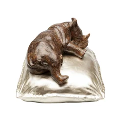 KARE Design Déco Rhinocéros Endormi ^ Déco