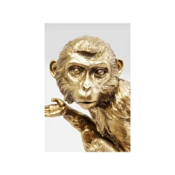KARE Design Déco Singe Perché 109cm Doré ^ Déco