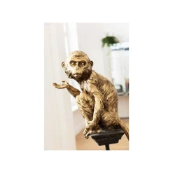KARE Design Déco Singe Perché 109cm Doré ^ Déco