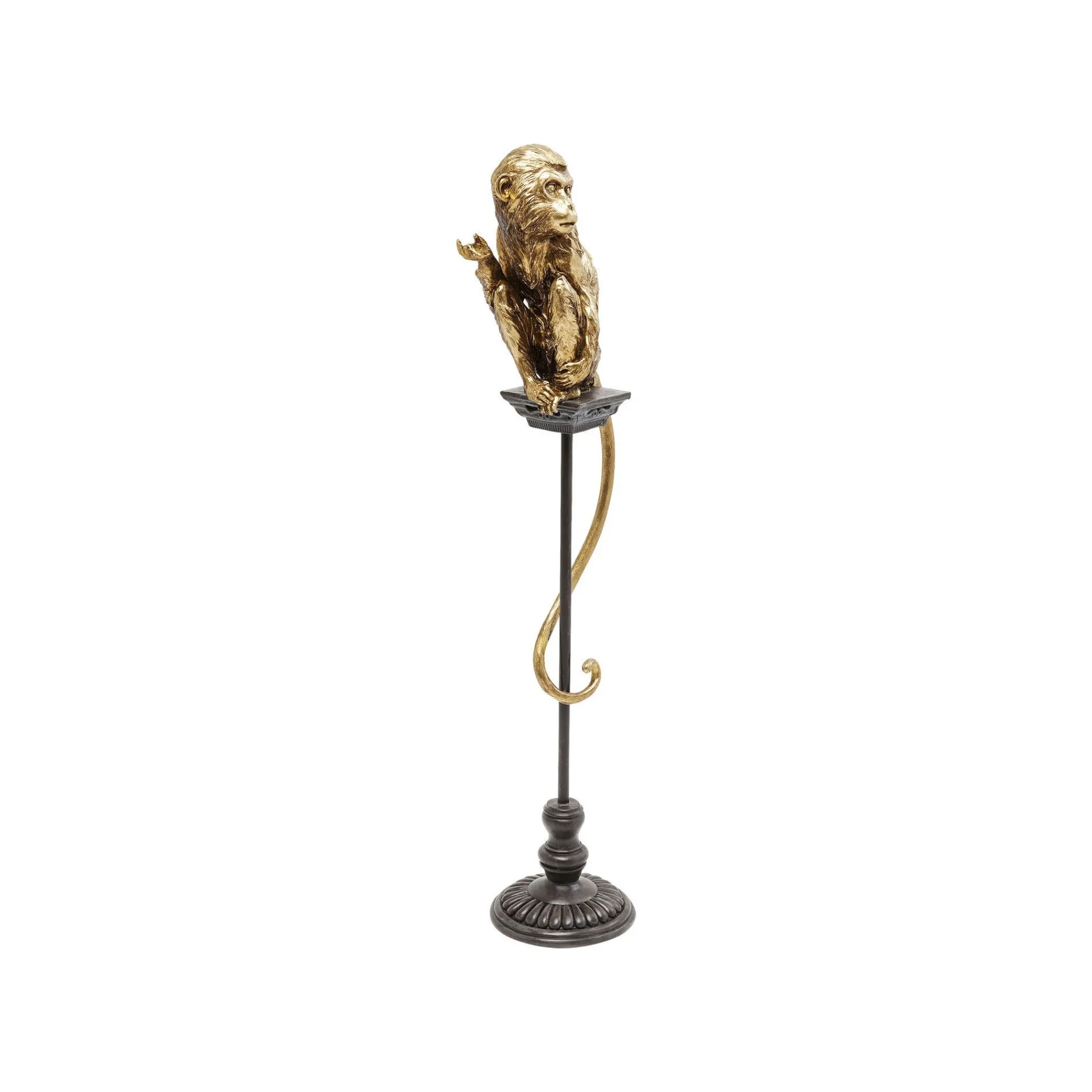 KARE Design Déco Singe Perché 109cm Doré ^ Déco