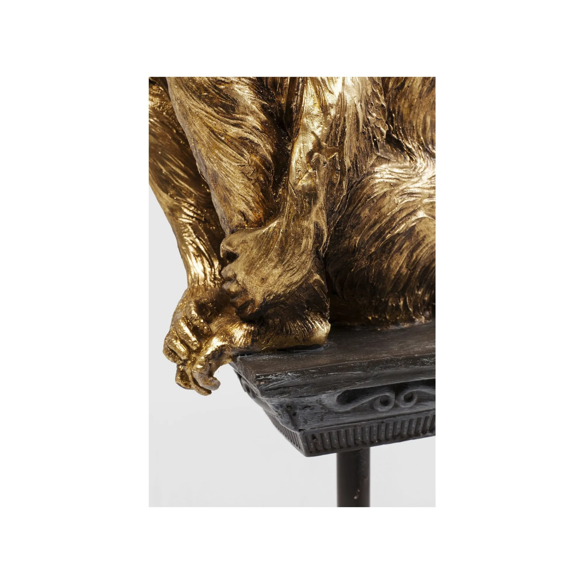 KARE Design Déco Singe Perché 109cm Doré ^ Déco