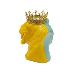 KARE Design Déco Tigre Roi Bleu Et Jaune ^ Déco