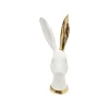 KARE Design Déco Tête De Lapin Blanc Et Doré 30cm ^ Déco