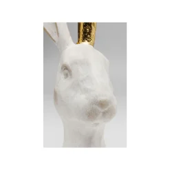 KARE Design Déco Tête De Lapin Blanc Et Doré 30cm ^ Déco