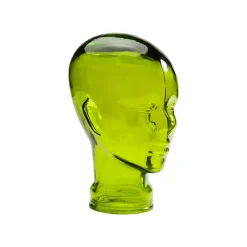 KARE Design Déco Tête Transparente Verte ^ Déco