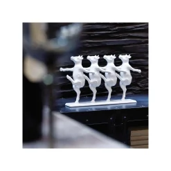KARE Design Déco Vaches Cancan Blanches ^ Déco