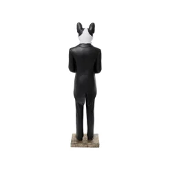 KARE Design Déco XL Chien Majordome Noir Et Blanc 165cm ^ Déco