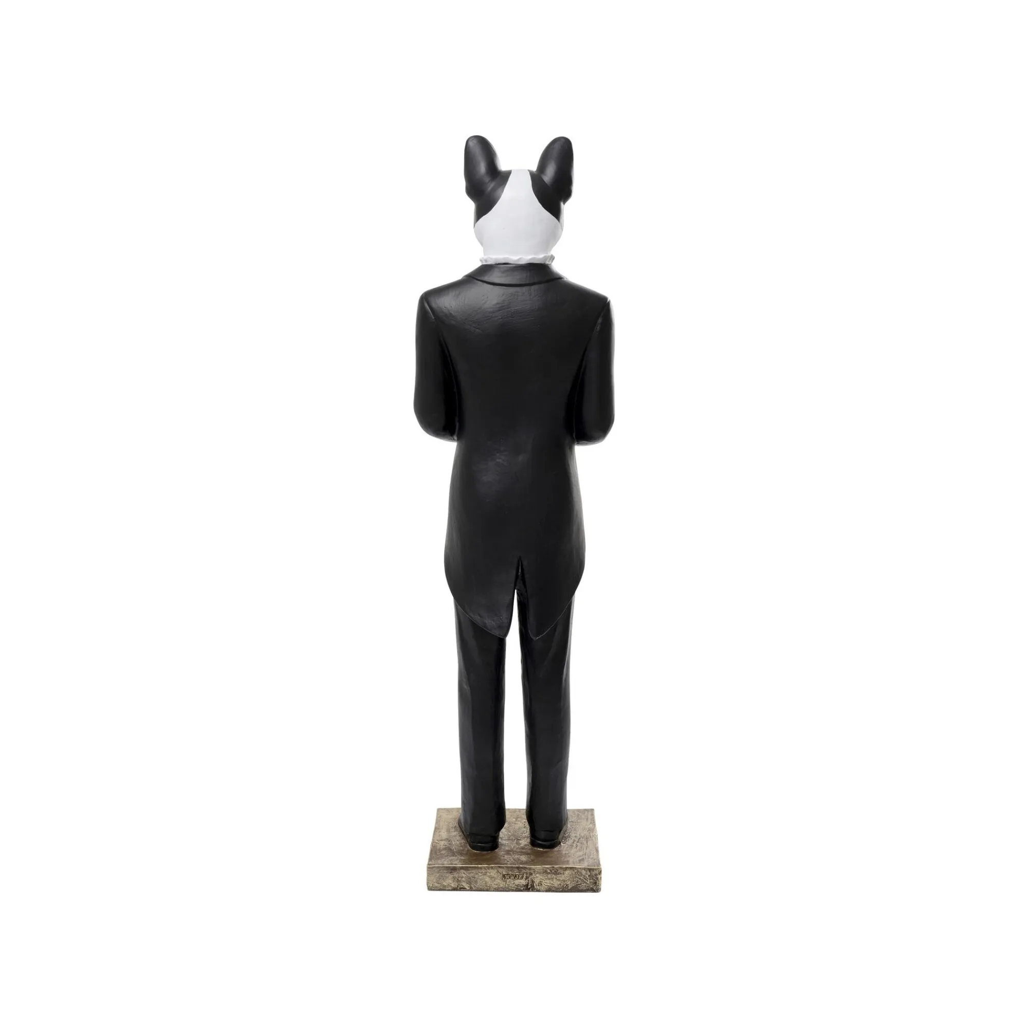 KARE Design Déco XL Chien Majordome Noir Et Blanc 165cm ^ Déco