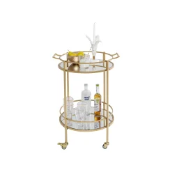 KARE Design Desserte Emilia Dorée ^ Table D'Appoint & De Chevet
