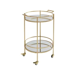 KARE Design Desserte Emilia Dorée ^ Table D'Appoint & De Chevet