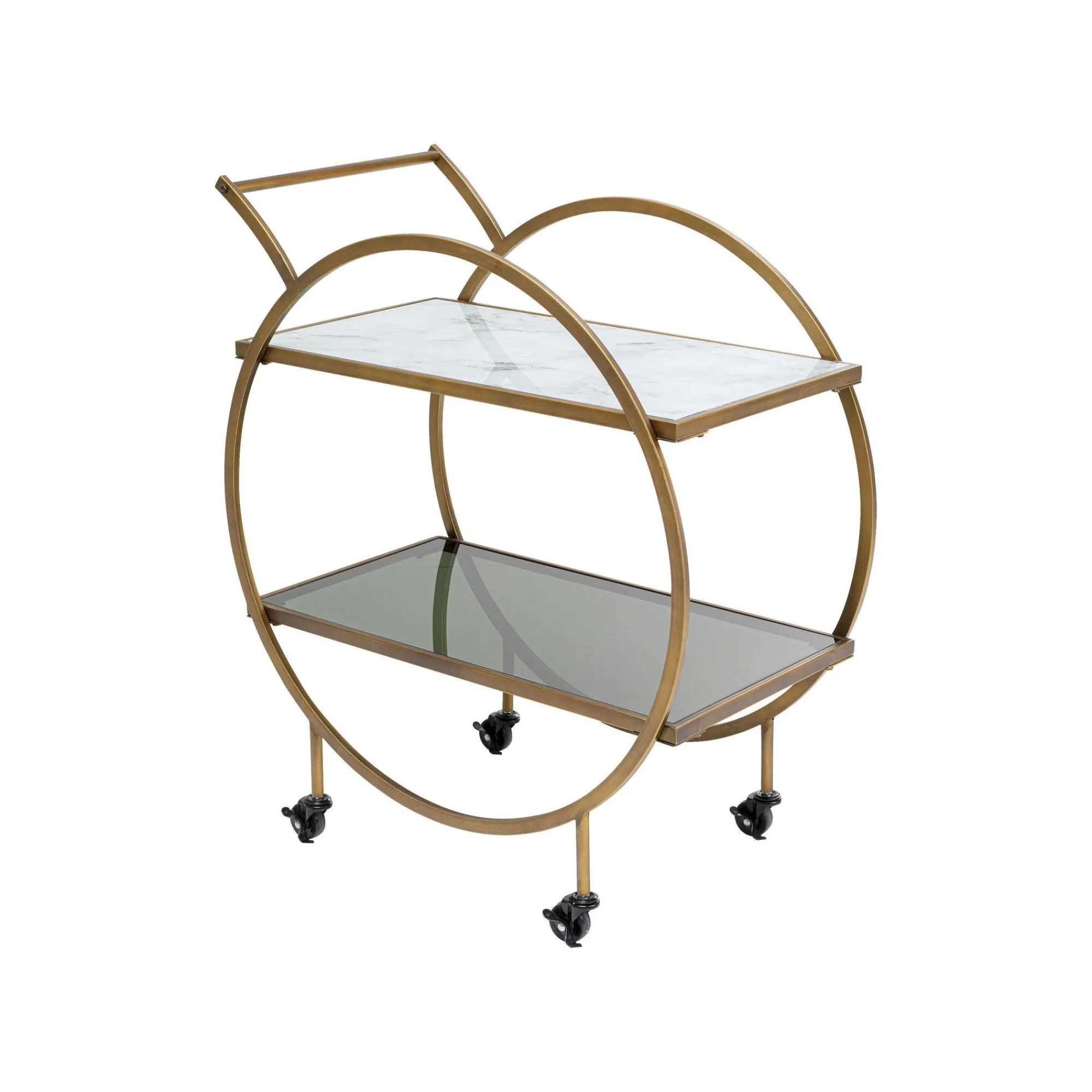 KARE Design Desserte Loft Laiton ^ Table D'Appoint & De Chevet