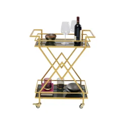 KARE Design Desserte Pyramids Dorée ^ Table D'Appoint & De Chevet