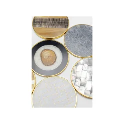 KARE Design Dessous De Verre Nature Set De 6 ^ Vaisselle