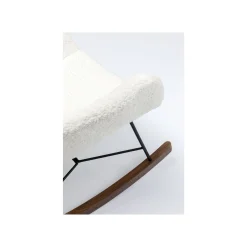 KARE Design Fauteuil à Bascule Balance Blanc ^ Fauteuil