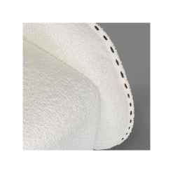 KARE Design Fauteuil à Bascule Swing Ritmo Boucle Crème ^ Fauteuil