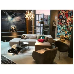 KARE Design Fauteuil à Bascule Swing Ritmo Vintage Marron ^ Fauteuil
