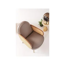 KARE Design Fauteuil Bahia Gris ^ Fauteuil