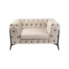 KARE Design Fauteuil Bellissima Velours Beige ^ Fauteuil