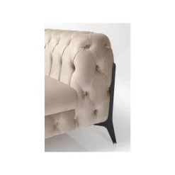 KARE Design Fauteuil Bellissima Velours Beige ^ Fauteuil
