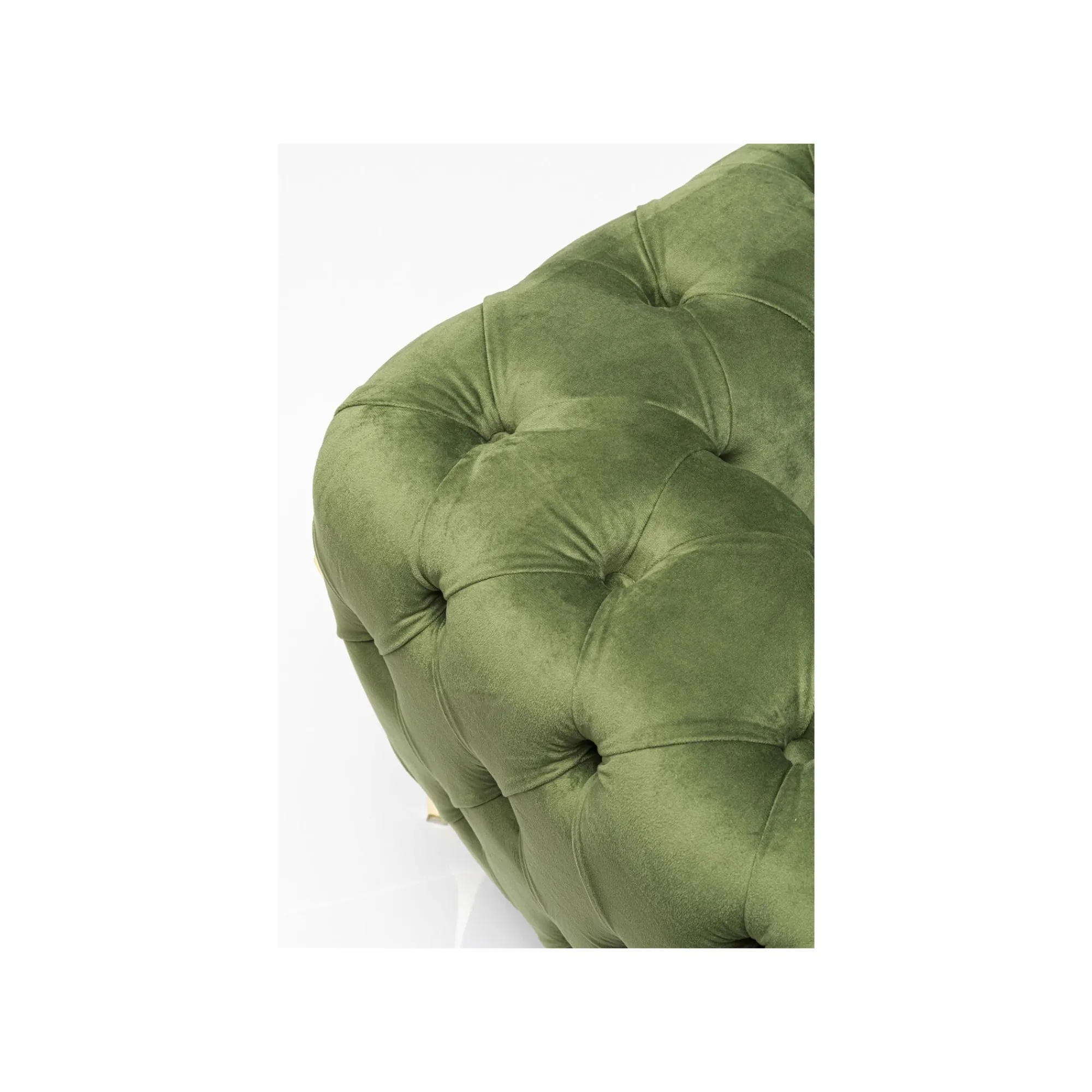 KARE Design Fauteuil Bellissima Velours Vert ^ Fauteuil