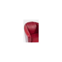 KARE Design Fauteuil Cigar Lounge Cuir Rouge ^ Fauteuil