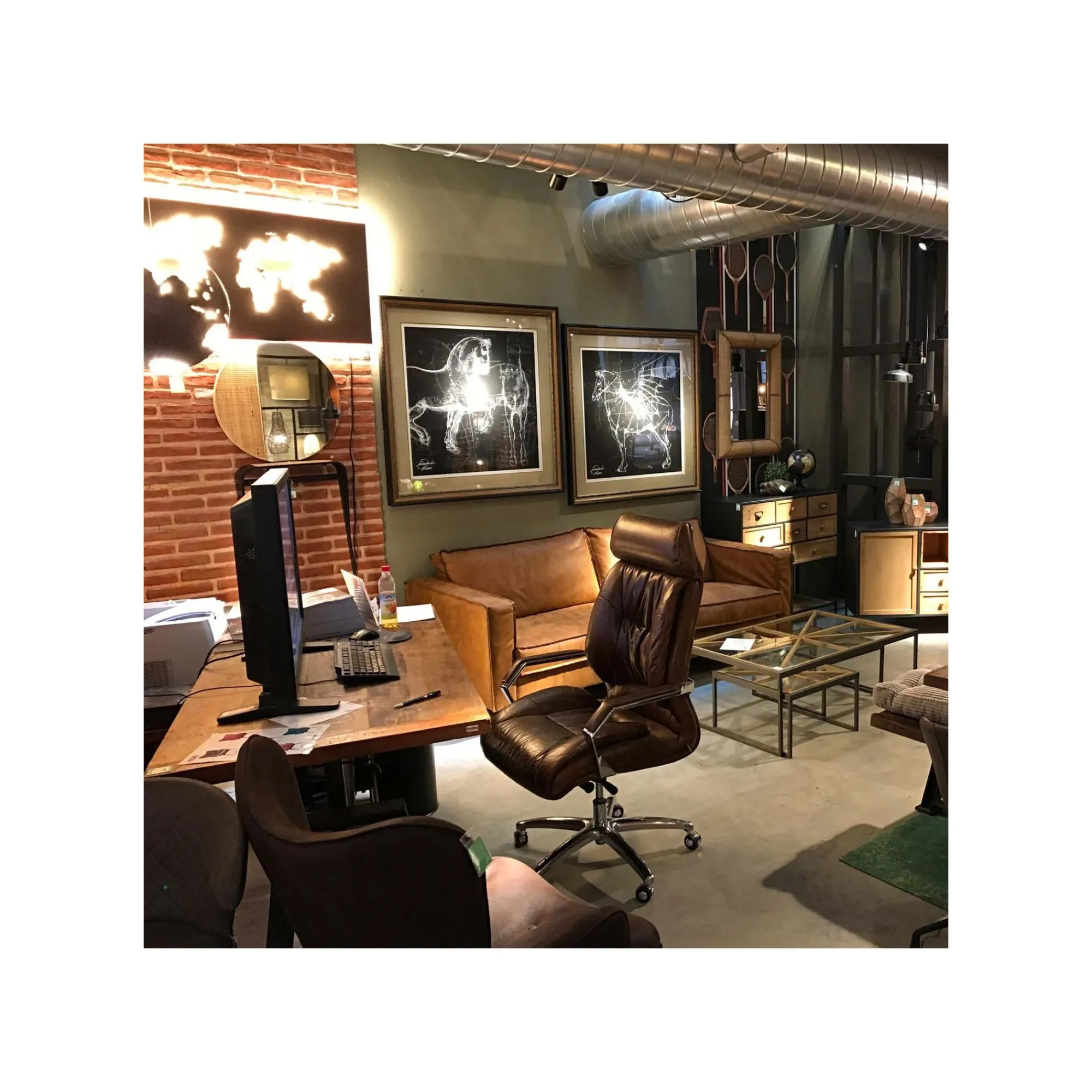 KARE Design Fauteuil De Bureau Cigar Lounge ^ Chaise De Bureau