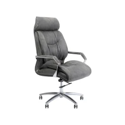 KARE Design Fauteuil De Bureau Cigar Lounge Gris ^ Chaise De Bureau