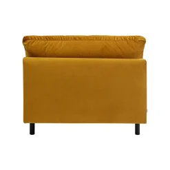 KARE Design Fauteuil Discovery Velours Ocre ^ Fauteuil