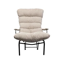 KARE Design Fauteuil Et Repose-pieds Vienna Swing Beige ^ Fauteuil