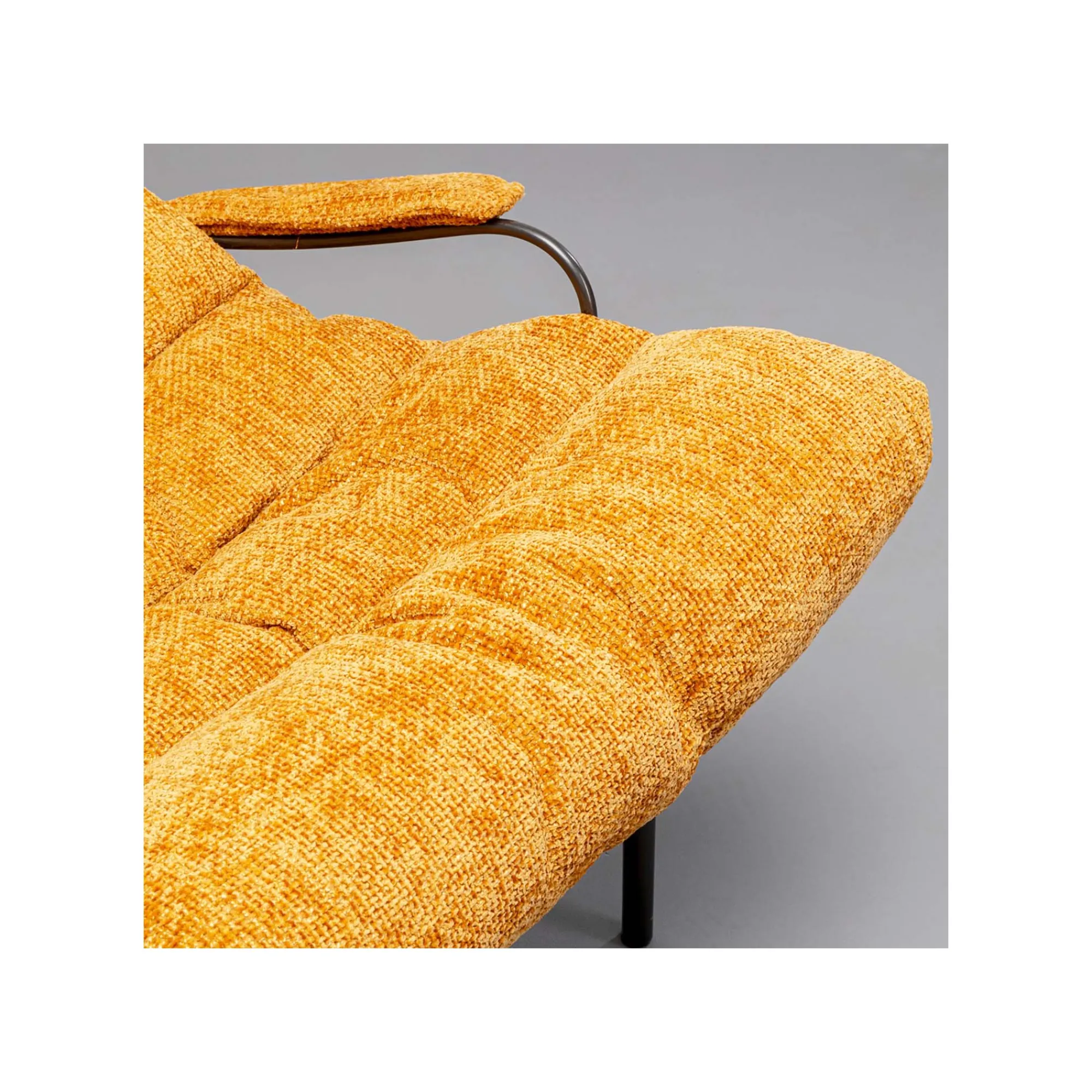 KARE Design Fauteuil Et Repose-pieds Vienna Swing Jaune ^ Fauteuil