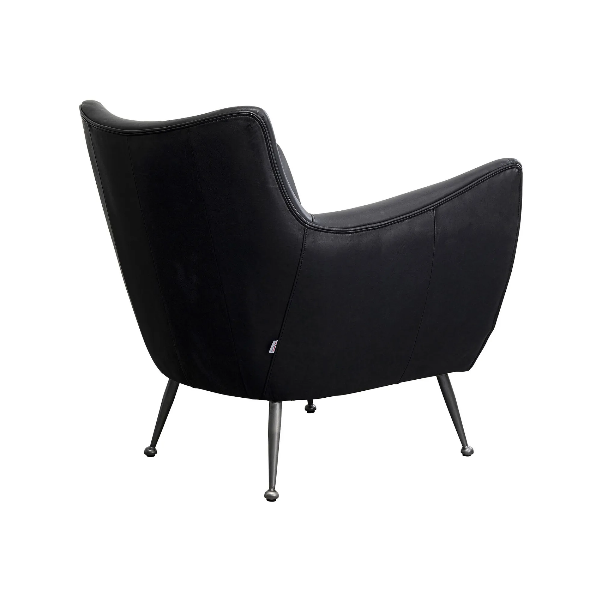 KARE Design Fauteuil Goldfinger Noir ^ Fauteuil
