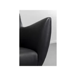 KARE Design Fauteuil Goldfinger Noir ^ Fauteuil