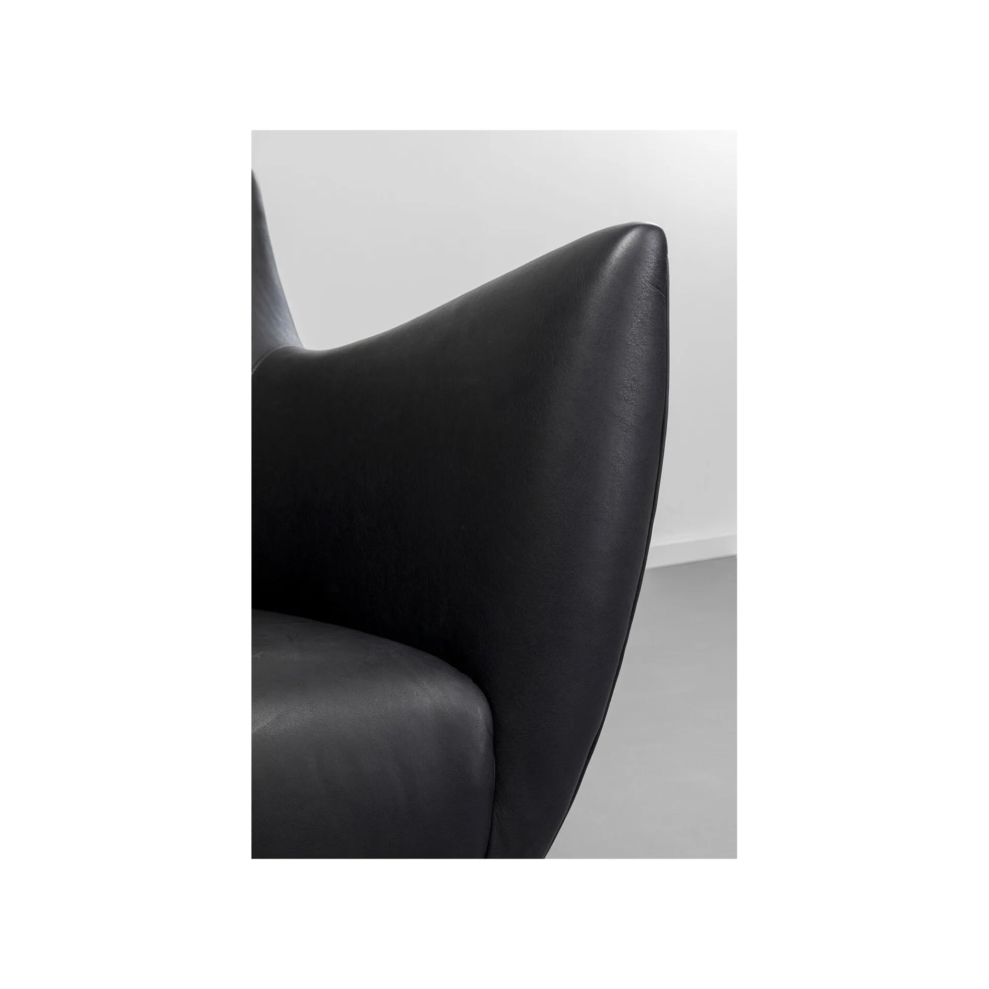 KARE Design Fauteuil Goldfinger Noir ^ Fauteuil