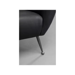KARE Design Fauteuil Goldfinger Noir ^ Fauteuil
