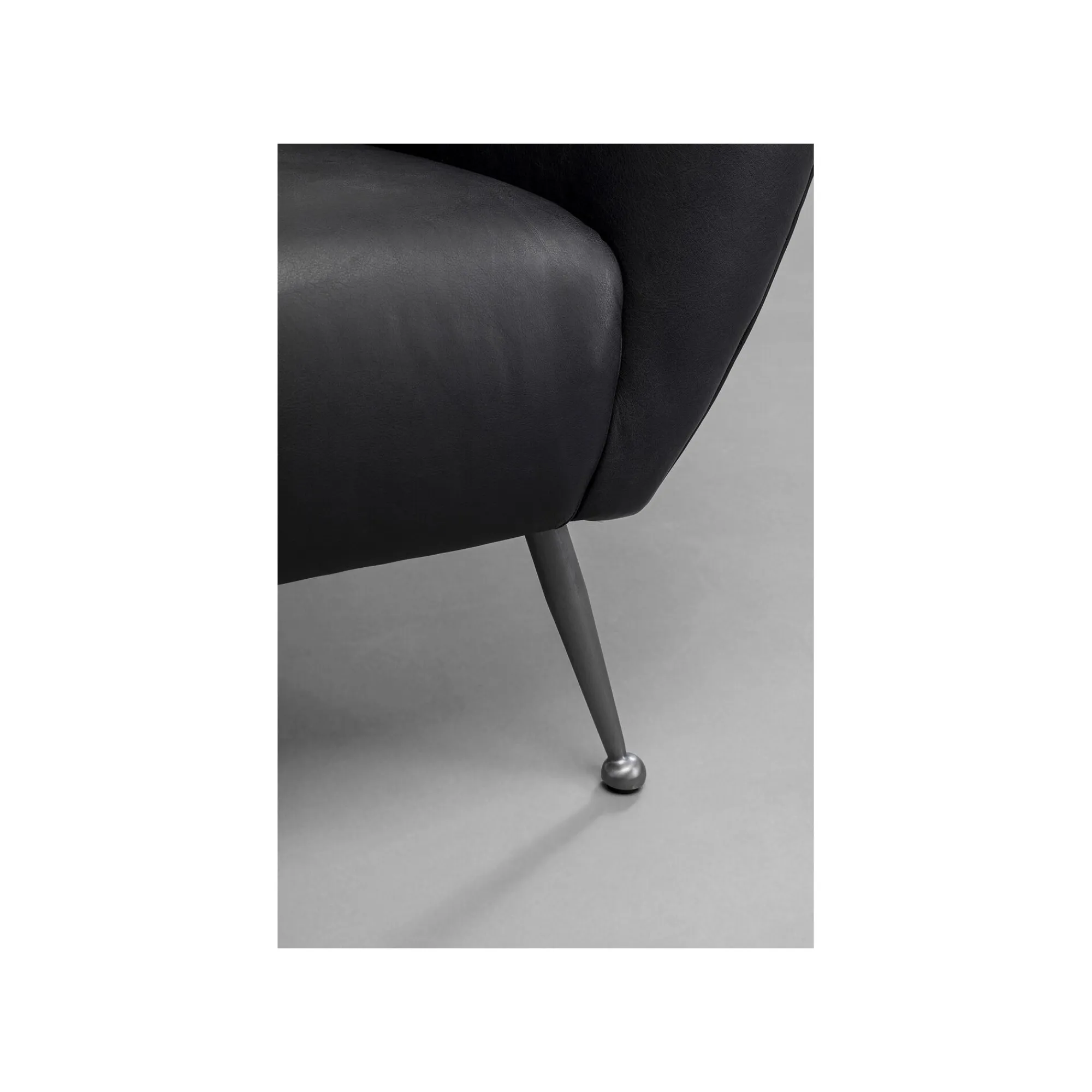 KARE Design Fauteuil Goldfinger Noir ^ Fauteuil