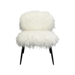 KARE Design Fauteuil Hairy Blanc ^ Fauteuil