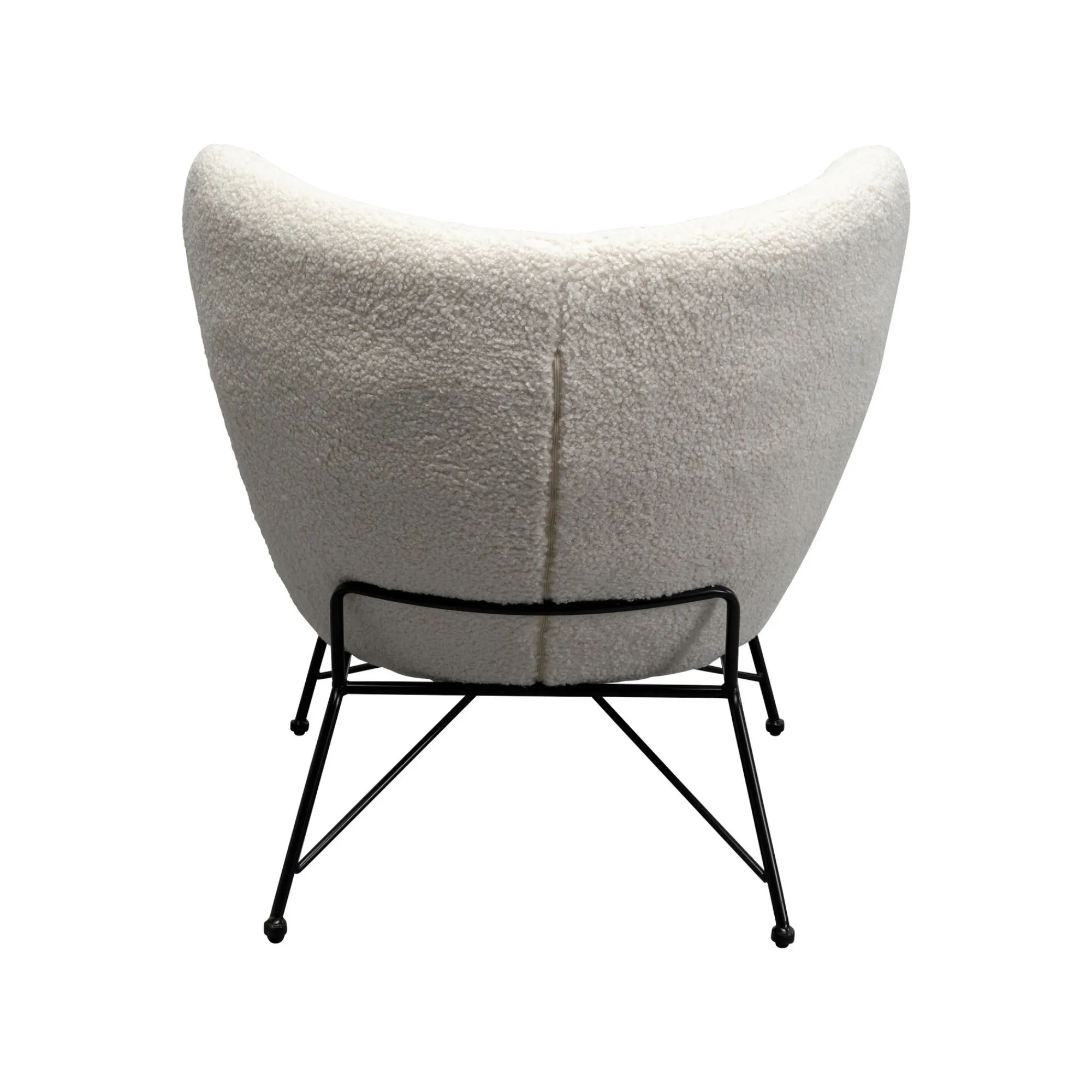 KARE Design Fauteuil Jacky Teddy Blanc ^ Fauteuil