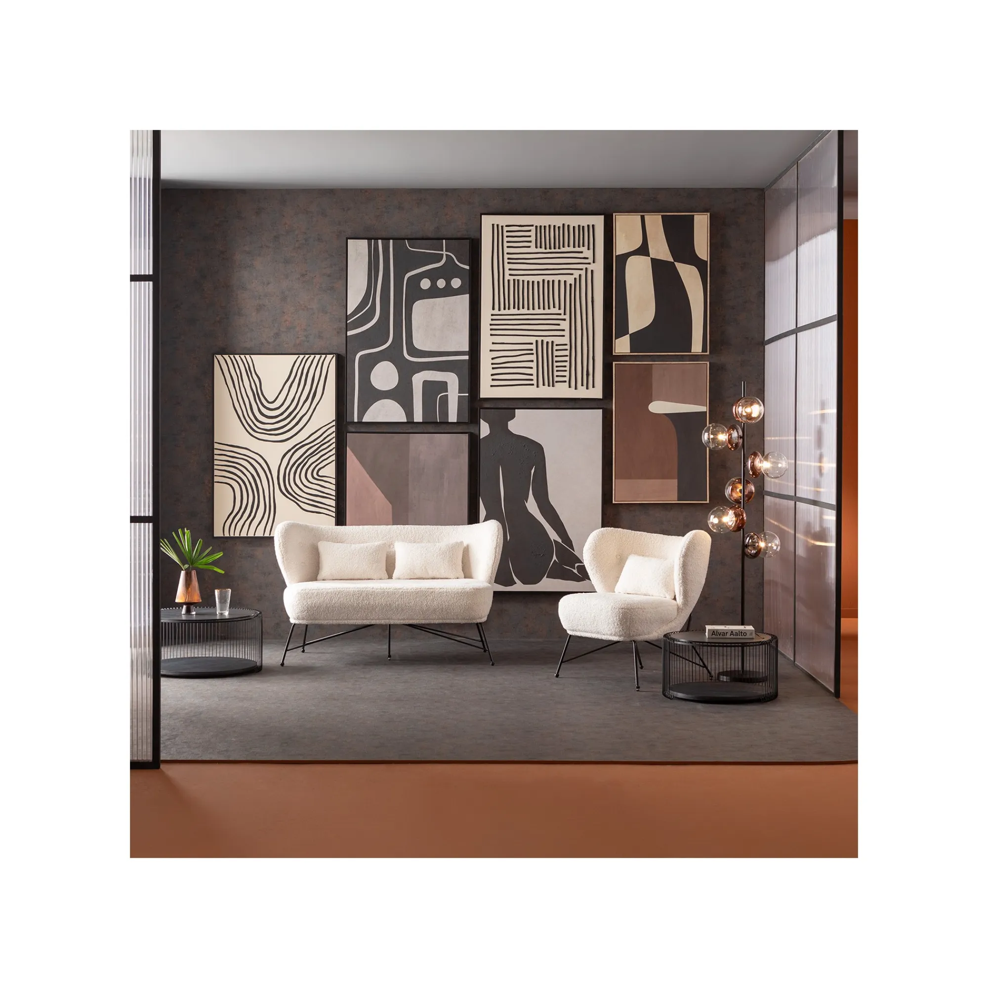 KARE Design Fauteuil Jacky Teddy Blanc ^ Fauteuil