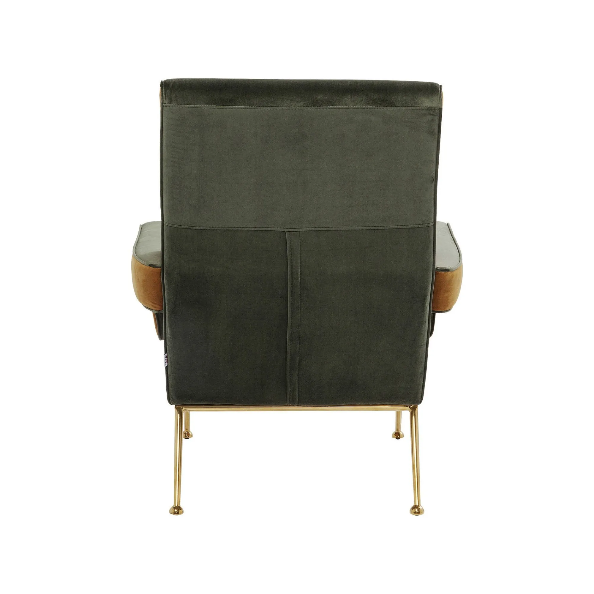 KARE Design Fauteuil Luna Velours Vert ^ Fauteuil