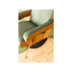 KARE Design Fauteuil Luna Velours Vert ^ Fauteuil