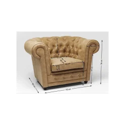 KARE Design Fauteuil Oxford Vintage ^ Fauteuil